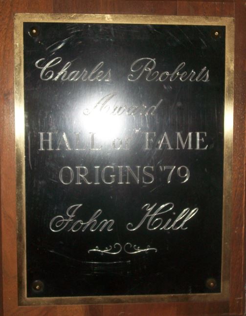 Charles Roberts Award ~ Hall of Fame Origins 1979 ~ John Hill